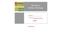 Tablet Screenshot of ecatalog.nashua.com
